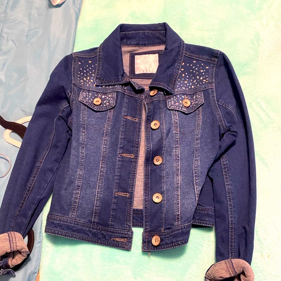 girls blue jean jackets